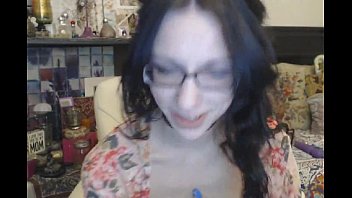 CUMWITHSLUTS.COM- Nerdy Step-Daughter on Cam