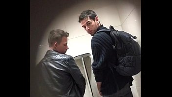 spying hot boys in public restroom