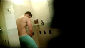 Spying on a Hot Muscle Man in the Shower