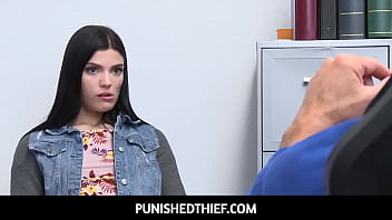 PunishedThief  -  To Avoid Jail, Shoplifter Agrees For Fuck - Sadie Blake