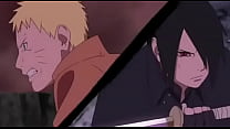 Naruto e SASUKE arregaça Momoshiki pornô