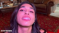 Beautiful Latina Reina Rae Returns Swallows 's Cum