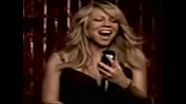 Short Video Clip of Mariah Carey young Wearing bra & white panties